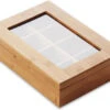 Point Virgule Theedoos 29 X 20 X 7,5 Cm 8 Vakken Bamboe
