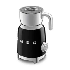 Smeg 50's Style Elektrische Melkopschuimer 600 Ml Zwart -Koffie Thee Winkel 18486.970