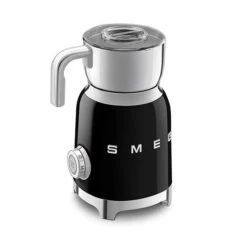 Smeg 50's Style Elektrische Melkopschuimer 600 Ml Zwart -Koffie Thee Winkel 18487.970