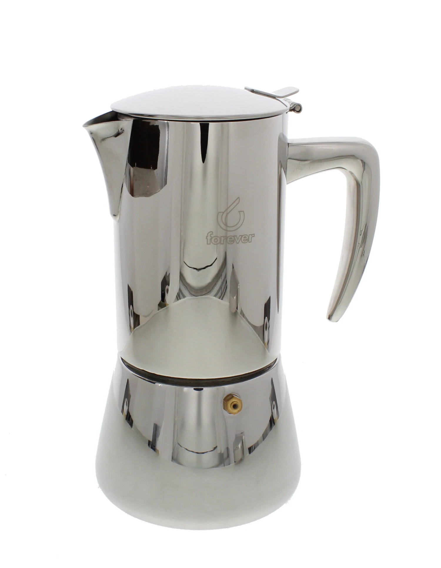 Forever Miss Diamond Inductie Mokapot 10-kops Rvs Glans 1 Forever Miss Diamond Inductie Mokapot 10-kops Rvs Glans