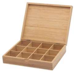 Point-Virgule Theedoos 28 X 23 Cm Bamboe