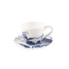 Royal Delft Peacock Symphony Espressokop + Schotel 100 Ml Aardewerk