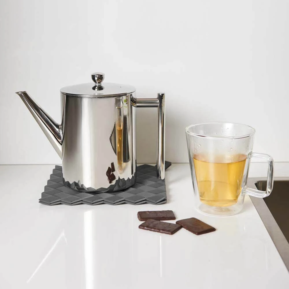 Bredemeijer Minuet Cylindre Theepot 1,2 Liter Rvs Glans 2 Bredemeijer Minuet Cylindre Theepot 1,2 Liter Rvs Glans - Afbeelding 2