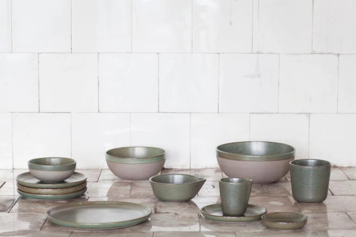 Serax Surface By Sergio Herman Koffiekop En Schotel Camogreen 2 Serax Surface By Sergio Herman Koffiekop En Schotel Camogreen - Afbeelding 2