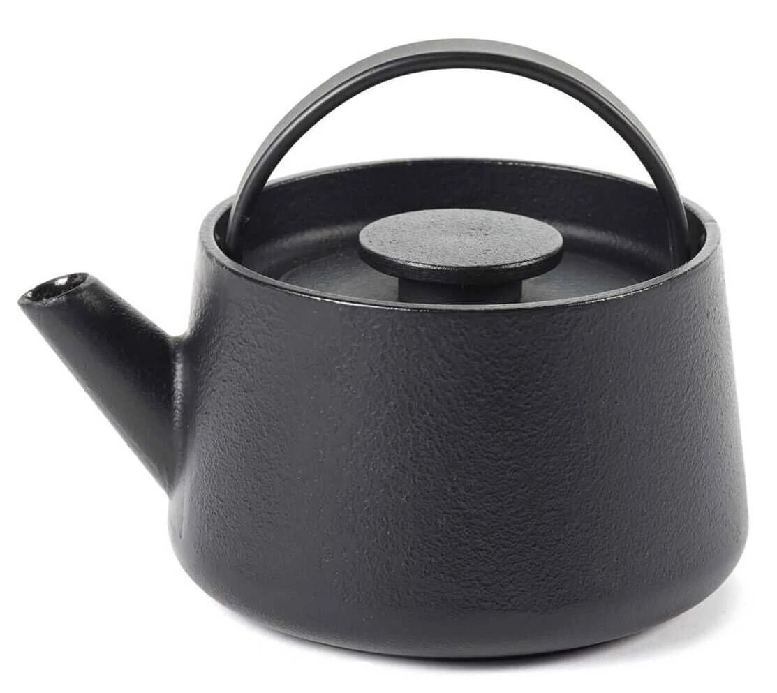 Serax INKU By Sergio Herman Theepot 800 Ml Gietijzer Zwart