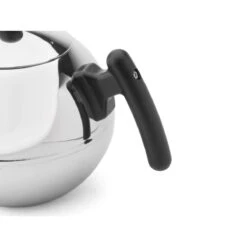Bredemeijer Duet Bella Ronde Theepot 1,2 L Rvs/zwart -Koffie Thee Winkel bredemeijer bredemeijer duet bella ronde theepot 1 2 1