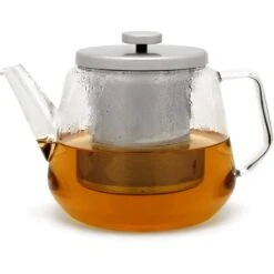 Bredemeijer Solo Bari Theeset Met RVS Warmer En Filter 1,5 L Glas -Koffie Thee Winkel bredemeijer bredemeijer solo bari theepot 15 liter 2