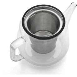 Bredemeijer Solo Bari Theeset Met RVS Warmer En Filter 1,5 L Glas -Koffie Thee Winkel bredemeijer bredemeijer solo bari theepot 15 liter 4