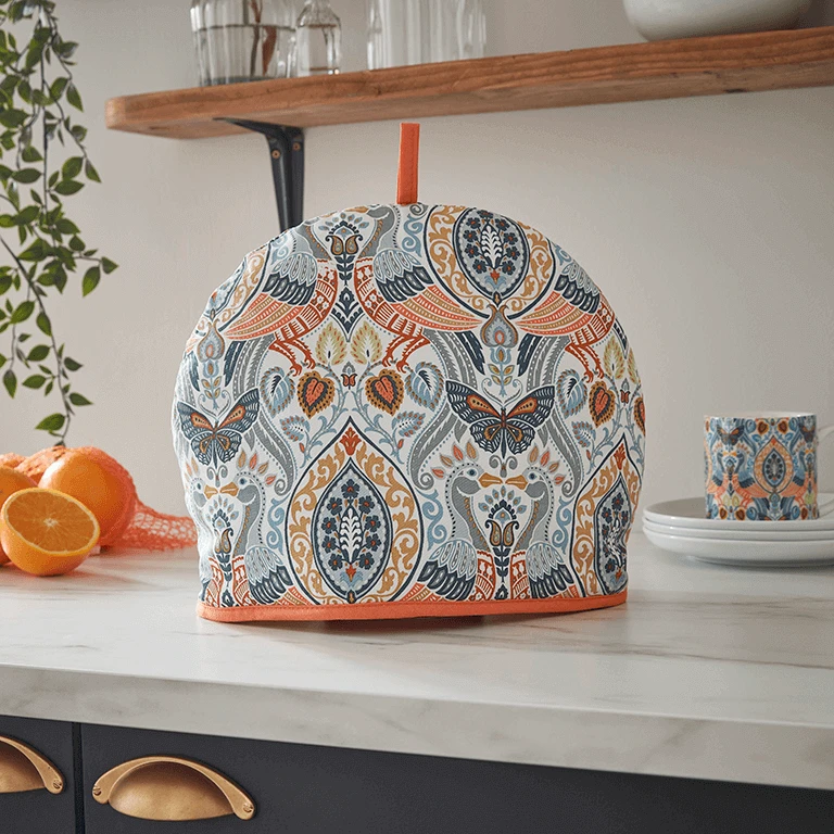 Ulster Weavers Cotswold Theemuts Katoen Oranje 2 Ulster Weavers Cotswold Theemuts Katoen Oranje - Afbeelding 2