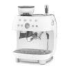 Smeg 50's Style Handmatige Espressomachine 2,4 Liter Wit
