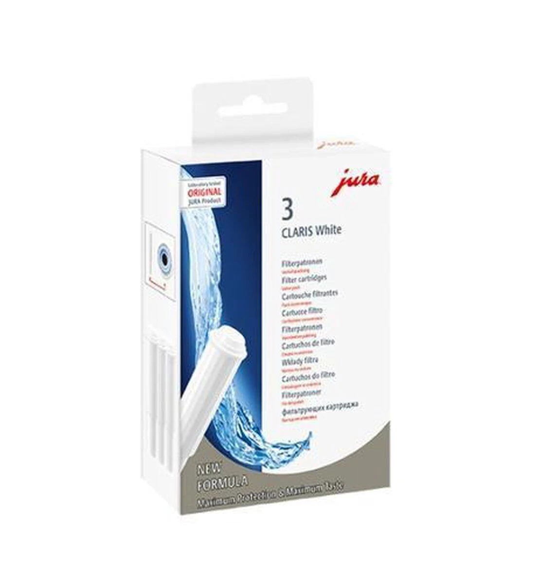 Jura CLARIS White Waterfilter 50 Liter Wit 3-delig 1 Jura CLARIS White Waterfilter 50 Liter Wit 3-delig