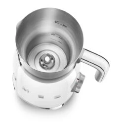 Smeg 50's Style Elektrische Melkopschuimer 600 Ml Wit -Koffie Thee Winkel mff01wheu 4