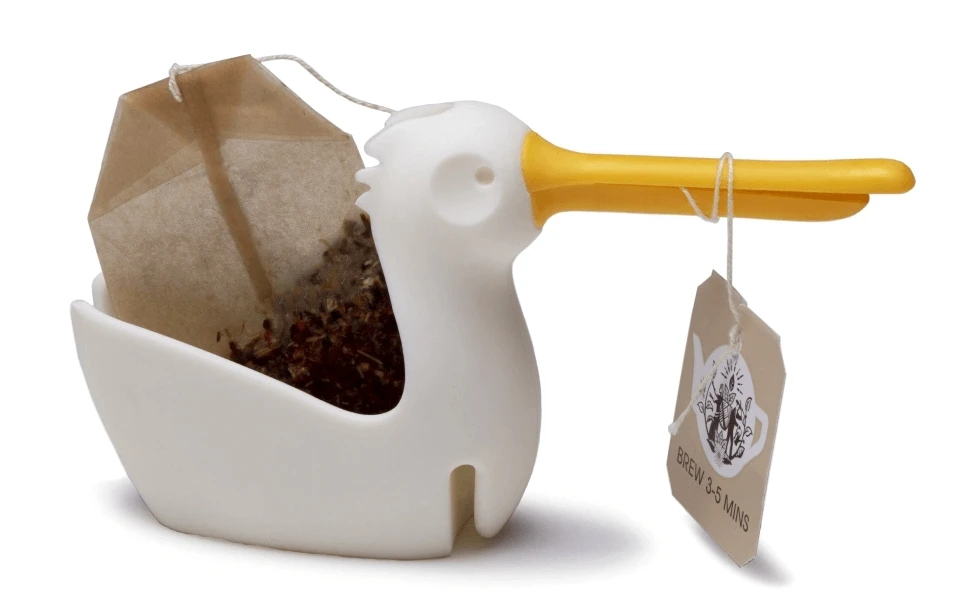 Peleg Pelicup Theezakjeshouder Kunststof Wit 2 Peleg Pelicup Theezakjeshouder Kunststof Wit - Afbeelding 2