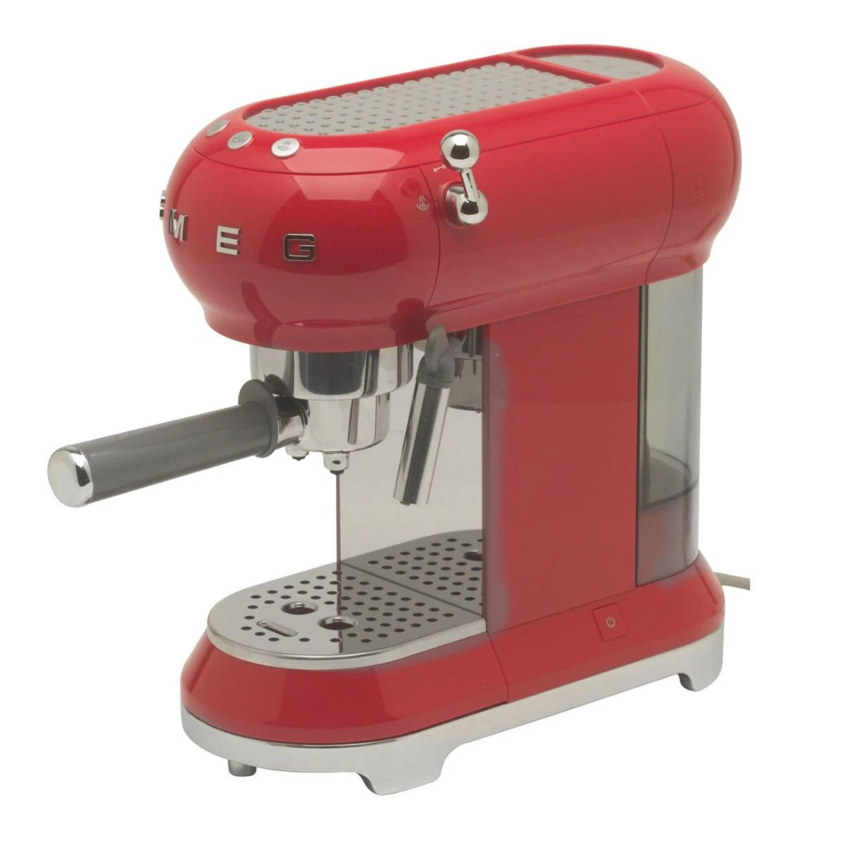 Smeg 50's Style Halfautomatische Espressomachine Rood 1 Smeg 50's Style Halfautomatische Espressomachine Rood