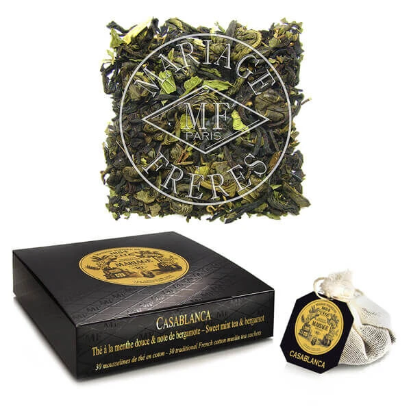 Mariage Frères Casablanca Zwarte En Groene Thee 30 Zakjes 1 Mariage Frères Casablanca Zwarte En Groene Thee 30 Zakjes