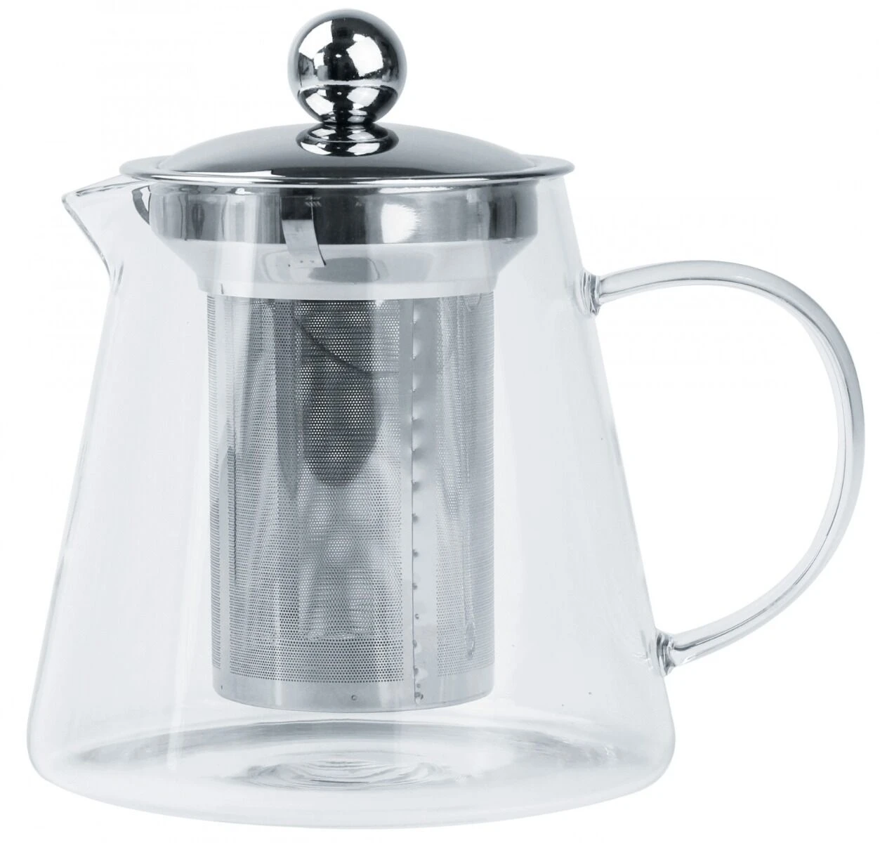 Cristel Oolong Theepot 1,2 Liter Rvs/glas